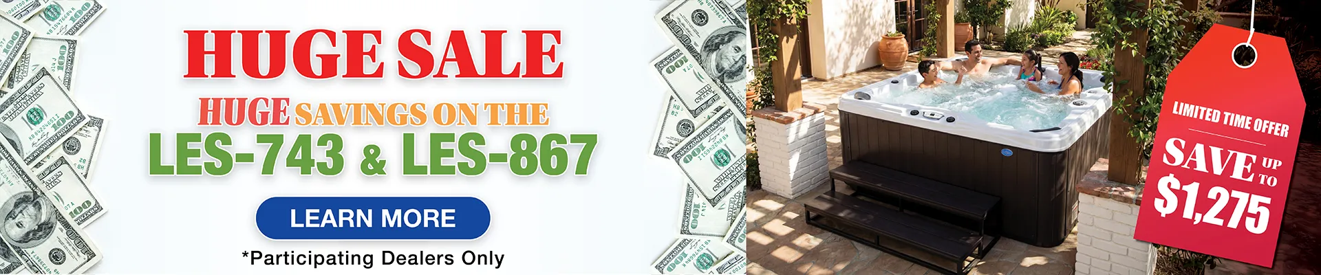 Calspas hot tub being used in a family setting - Moncton